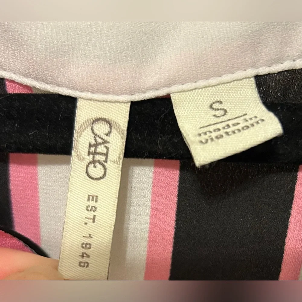 Black And Pink Cato Shirt - Picture 2 of 3